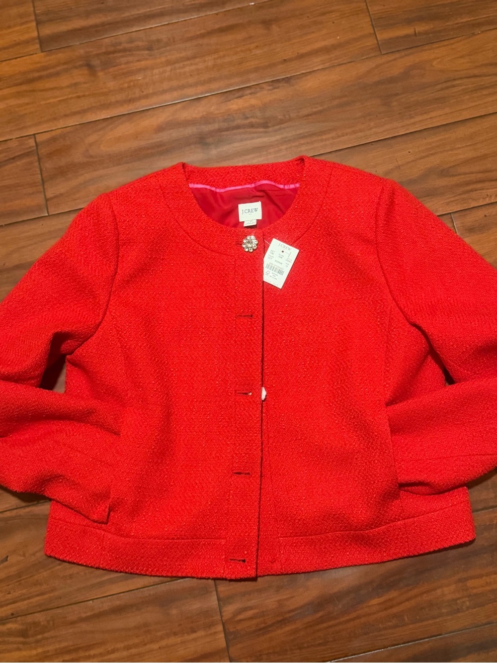 J. Crew Red Women's Blazer sizes 10 brand new , please read - Picture 3 of 8